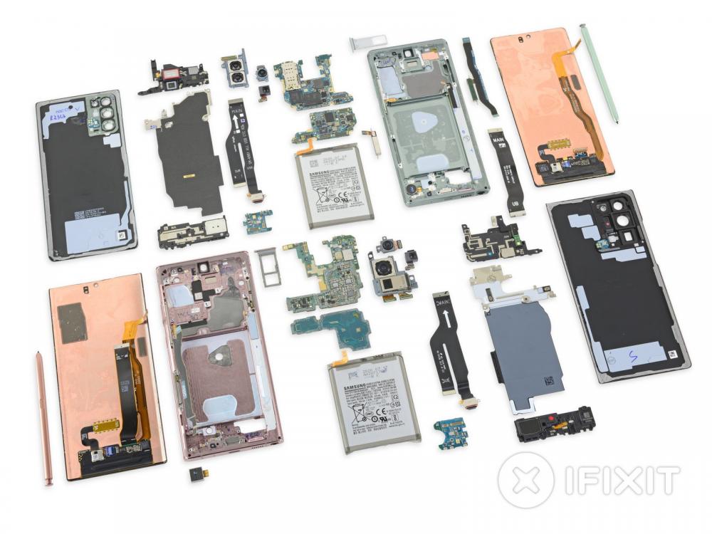 Final layout of the Note 20 and Note20 Ultra